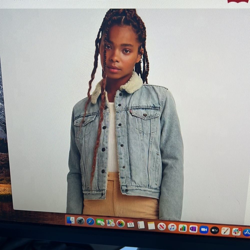 Levi’s original fleece trucker jacket